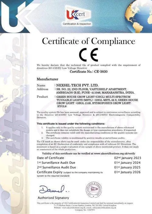 Certificate 3