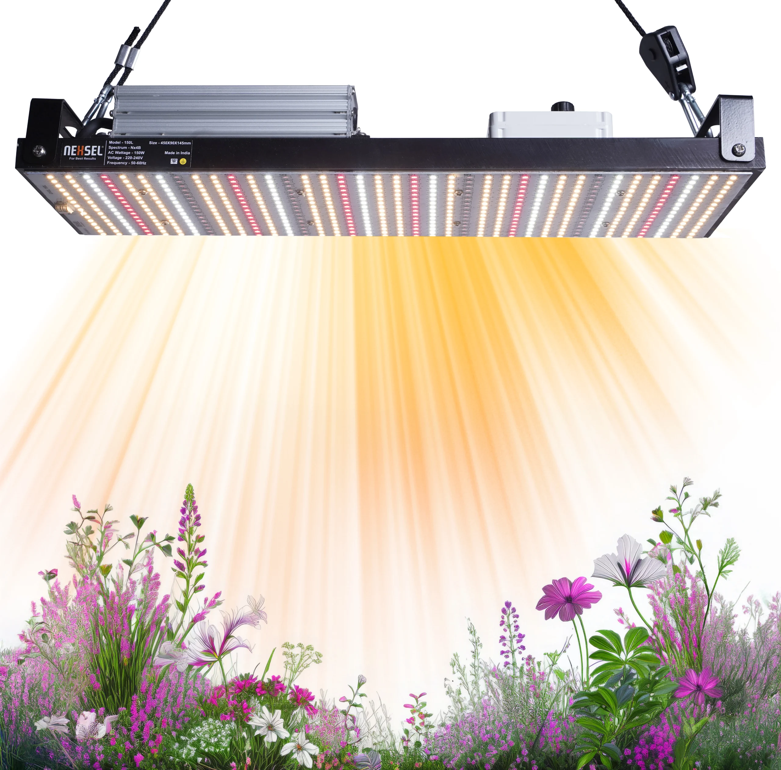150W Dimmable Grow Light for Balcony & Ornamental Plants