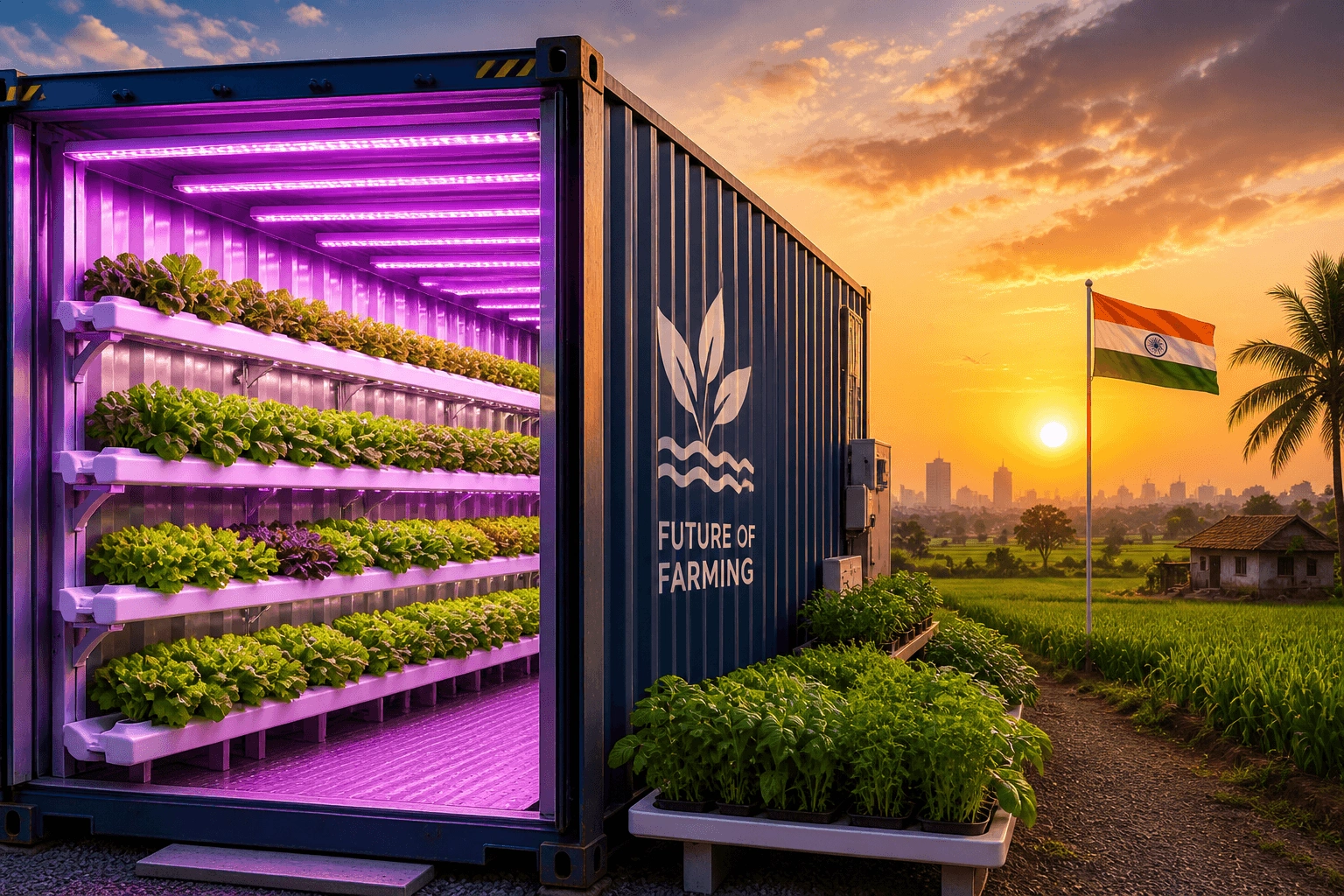 Container Farming in India: The Complete Guide to Setup, Crops & Profitability